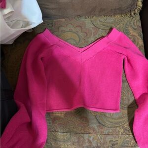 Zara Fuchsia Knit Top
